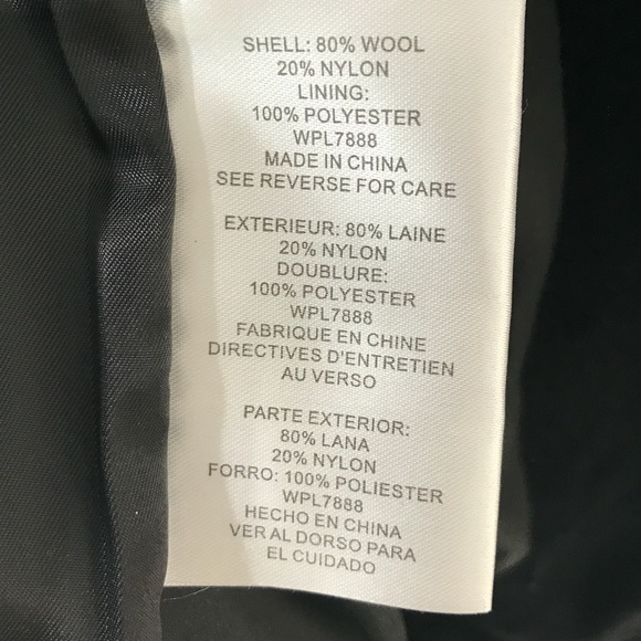 MICHAEL Michael Kors Black Pea Coat - Picture 3 of 7